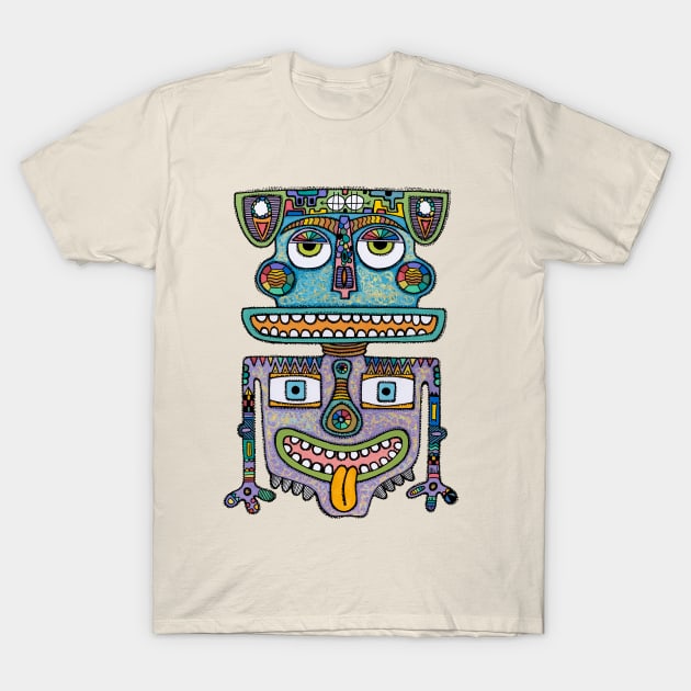 Totem #3 T-Shirt by ni.kit.art